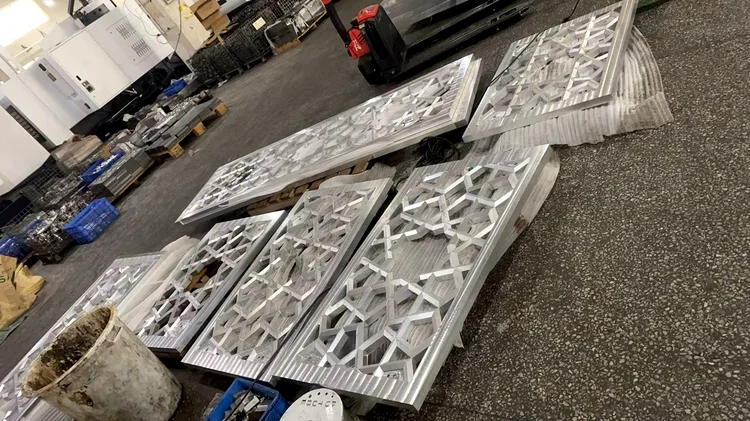 Precision Aluminum Decorative Screens for Construction Projects
